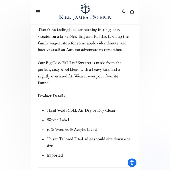 The Big Cozy Fall Leaf Sweater - Picture 8 of 8